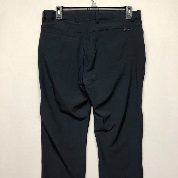 Greg Norman Men Flat Front Chino Golf Pants Size 36x32 Blue Polyester M128 -19 - Picture 14 of 15